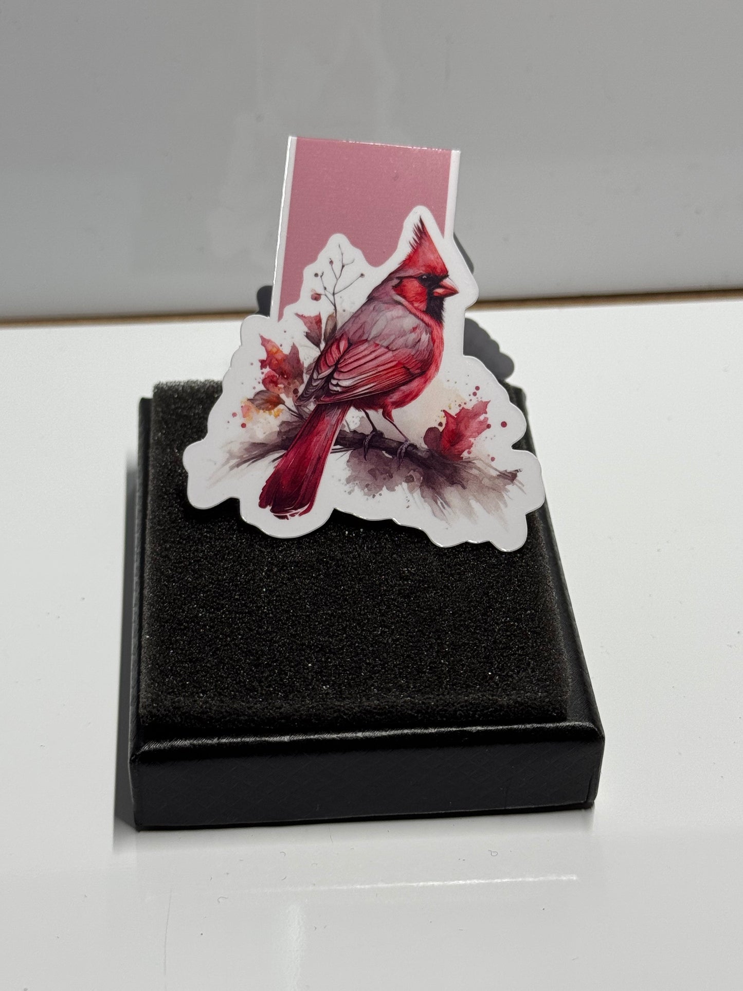 Magnetic Bookmark | Watercolour Cardinal