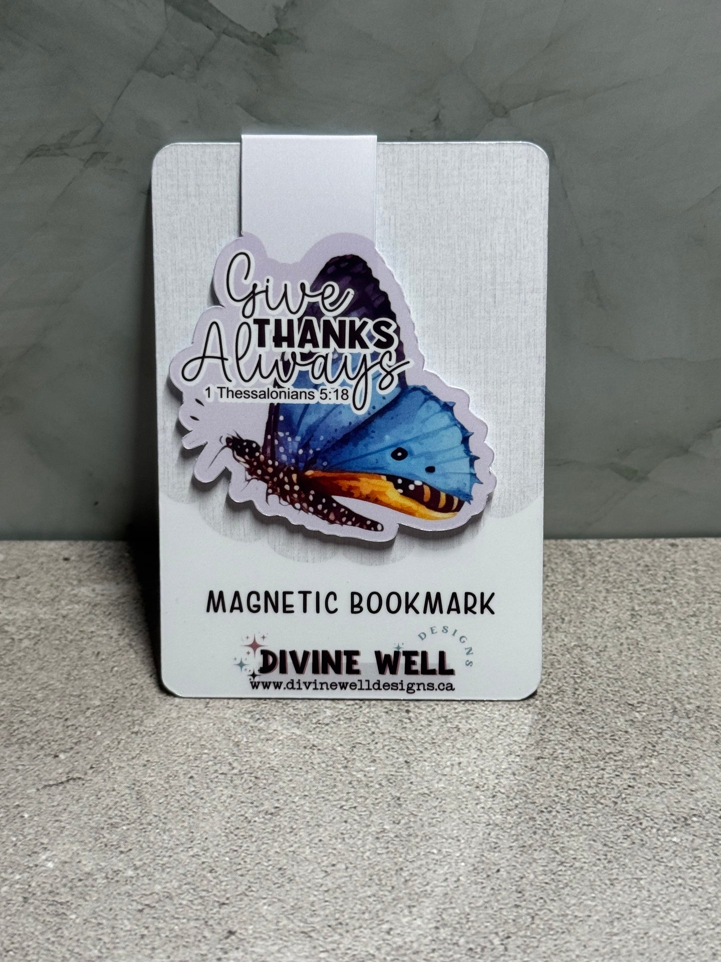 Magnetic Bookmark | Give Thanks Always