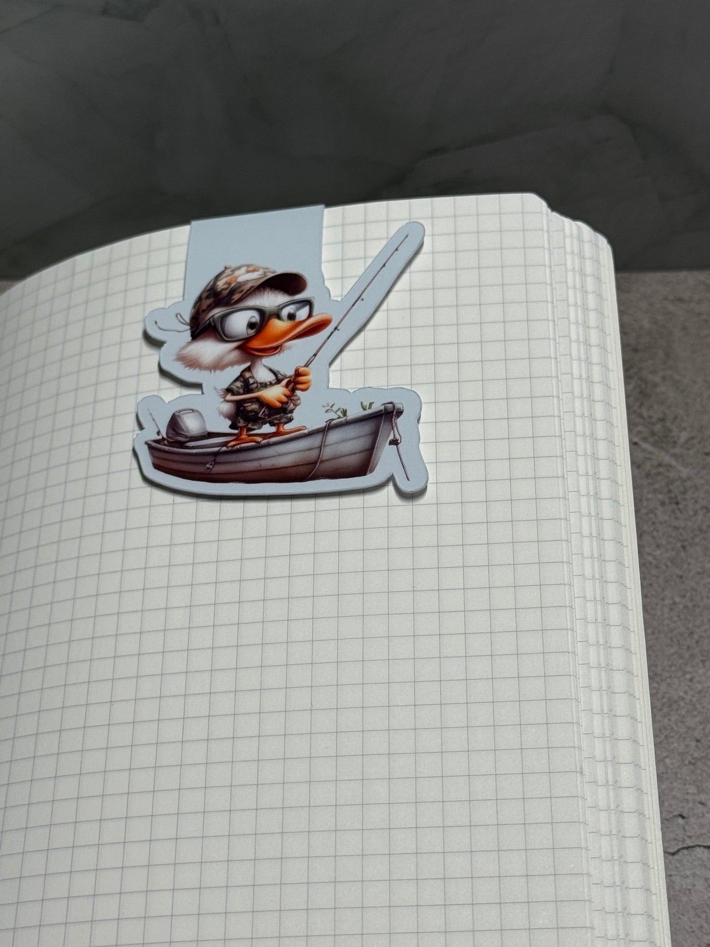 Magnetic Bookmark | Fishing In the Dark