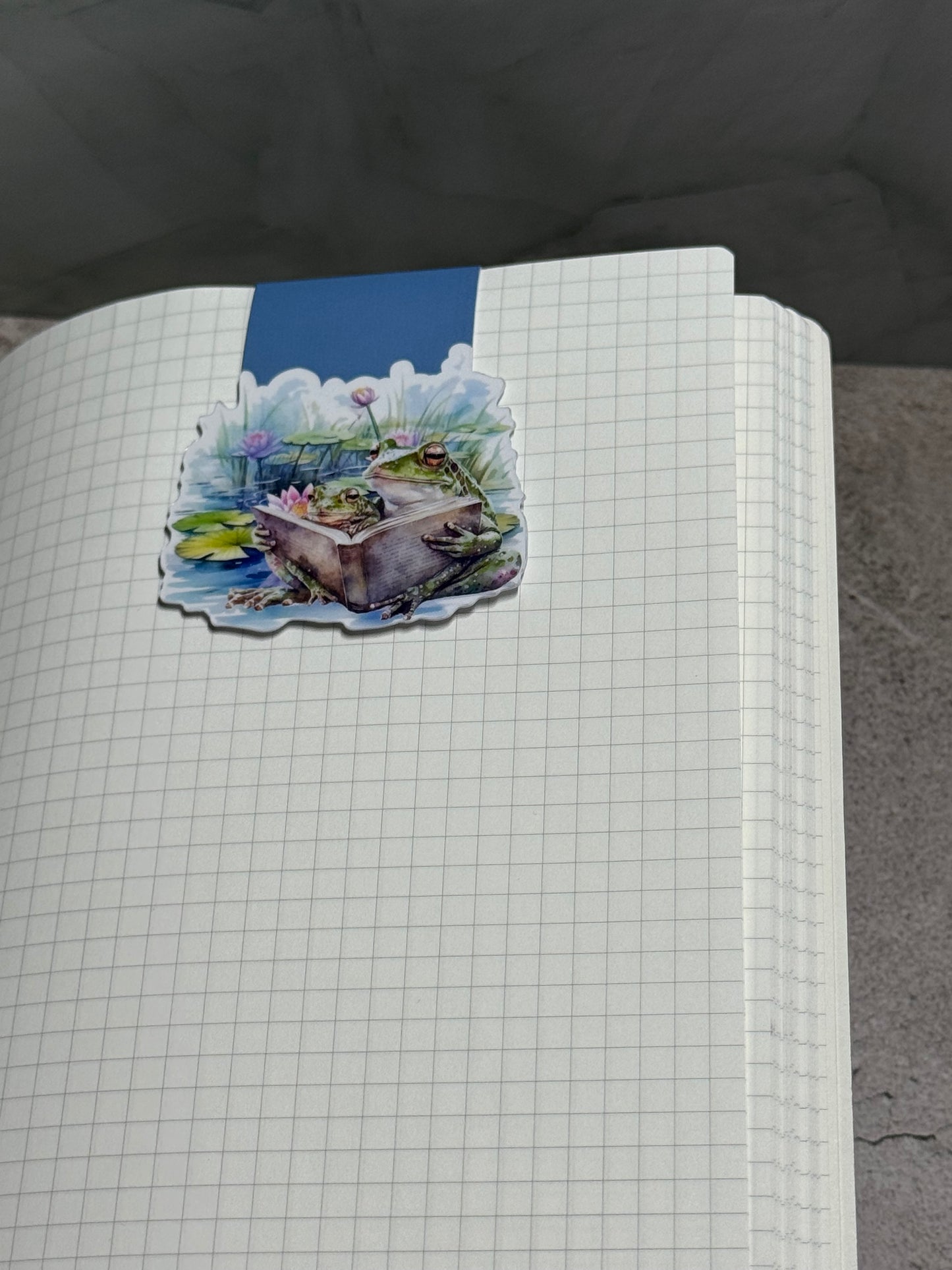 Magnetic Bookmark | Reading In the Pond