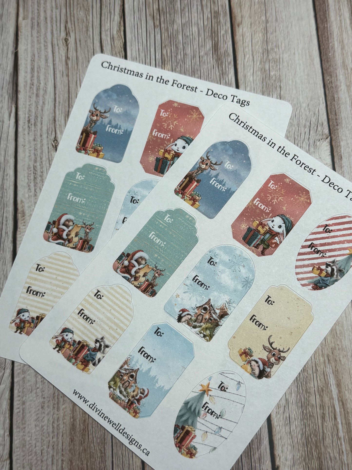 Decorative Tags | Christmas in the Forest | DECO-0198