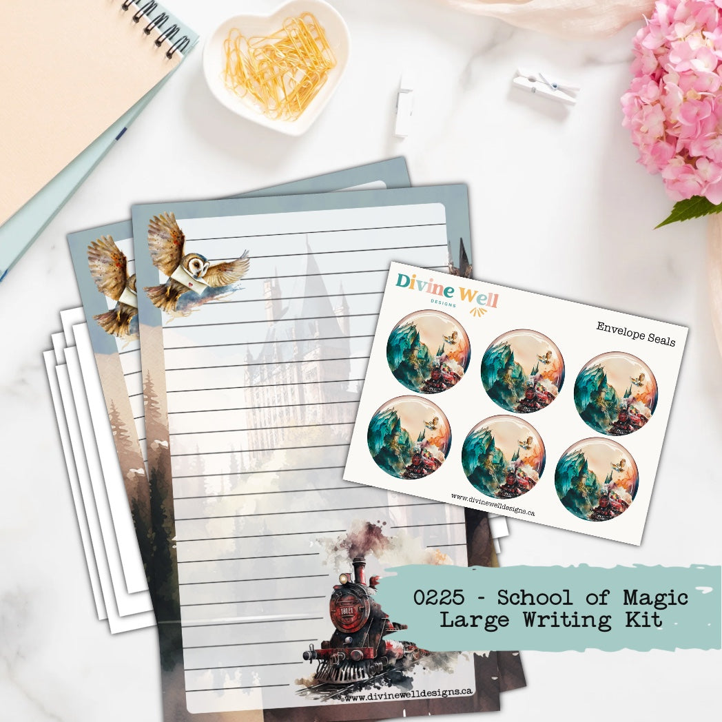 0225 - School of Magic - Letter Writing Kit