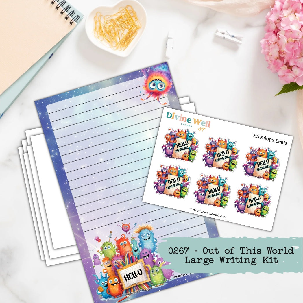 0267 - Out of This World - Letter Writing Kit