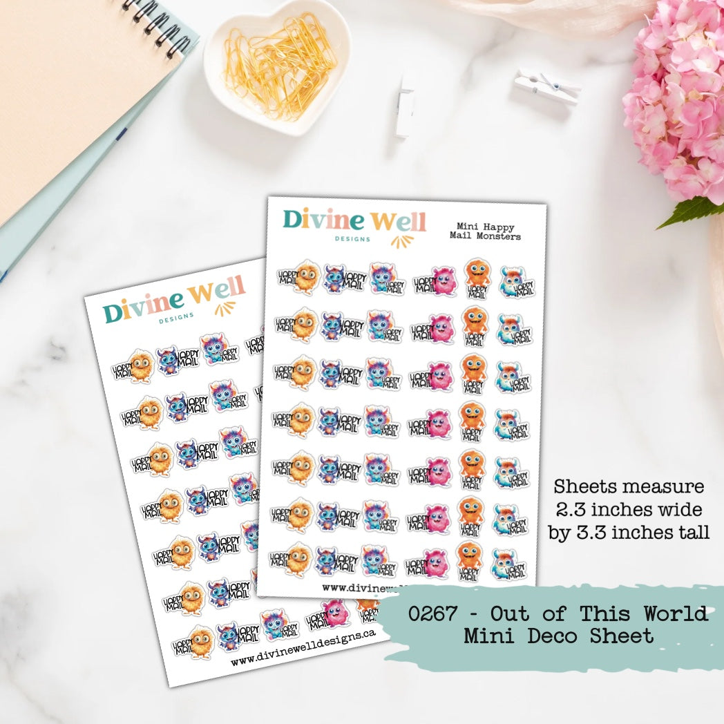 0267 - Out of This World - Decorative - Mini Sheet