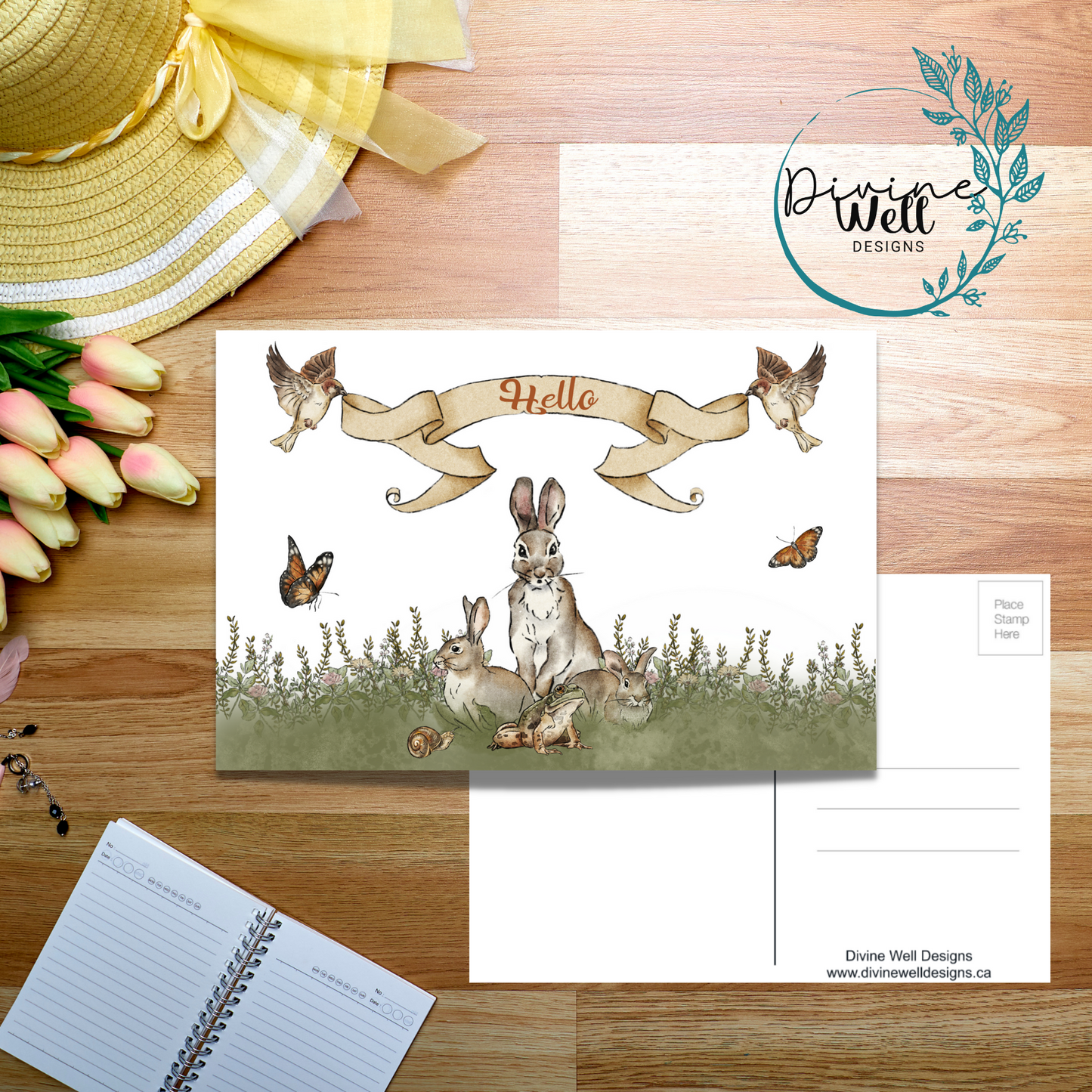 0068 - Fairytale Spring - Postcard
