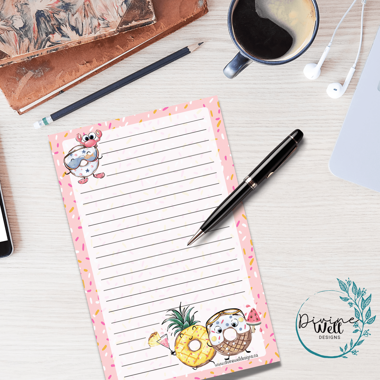 0139 - Donut Let Go of Summer - Half Letter