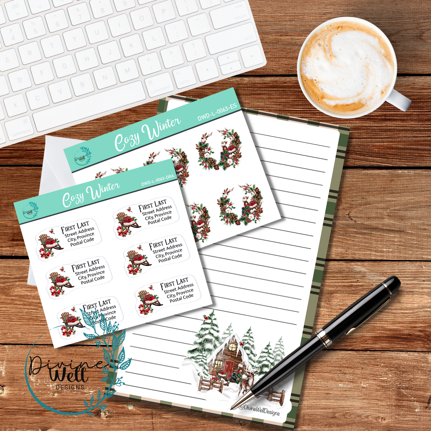 0063 - Cozy Winter - Letter Writing Kit