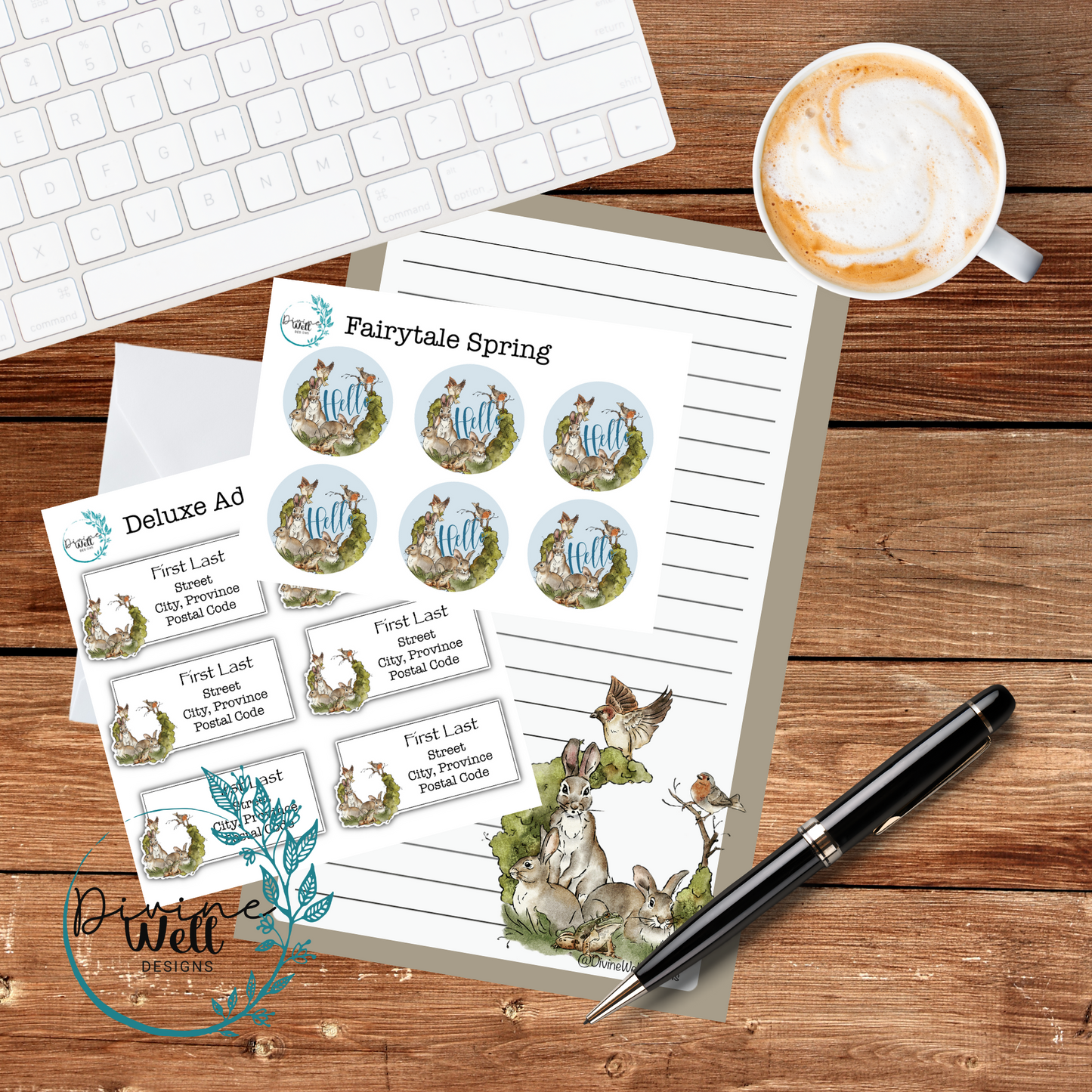 0068 - Fairytale Spring - Letter Writing Kit
