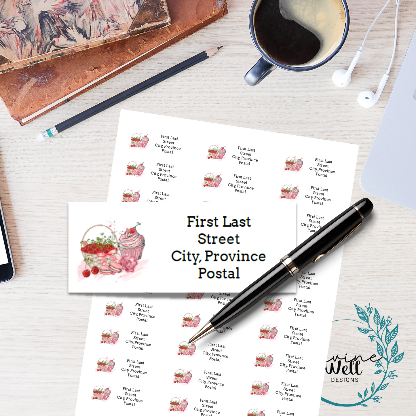 0121 - Cherry Picked - Custom Return Address Labels