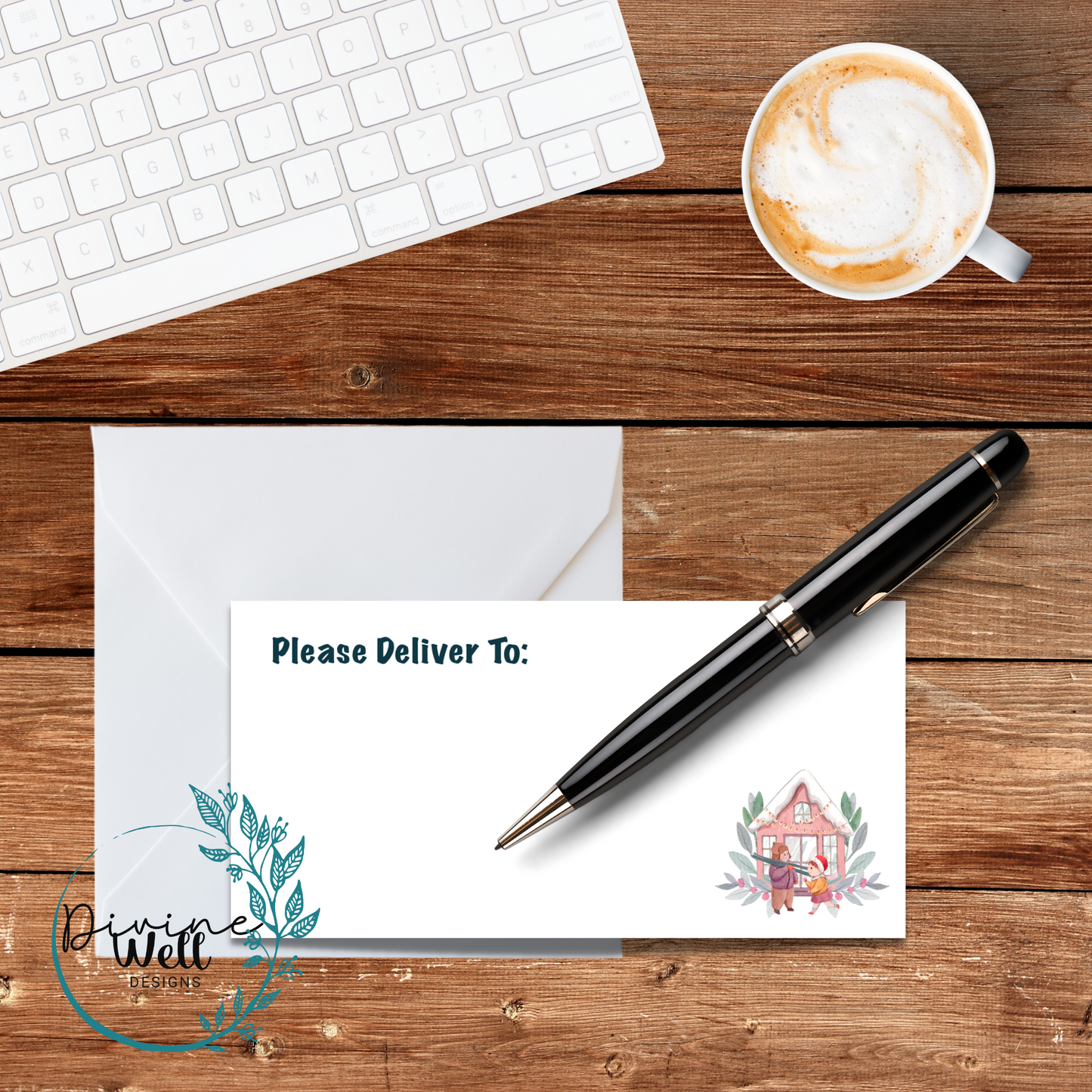 0056 - Winter Vacation - Please Deliver To Labels