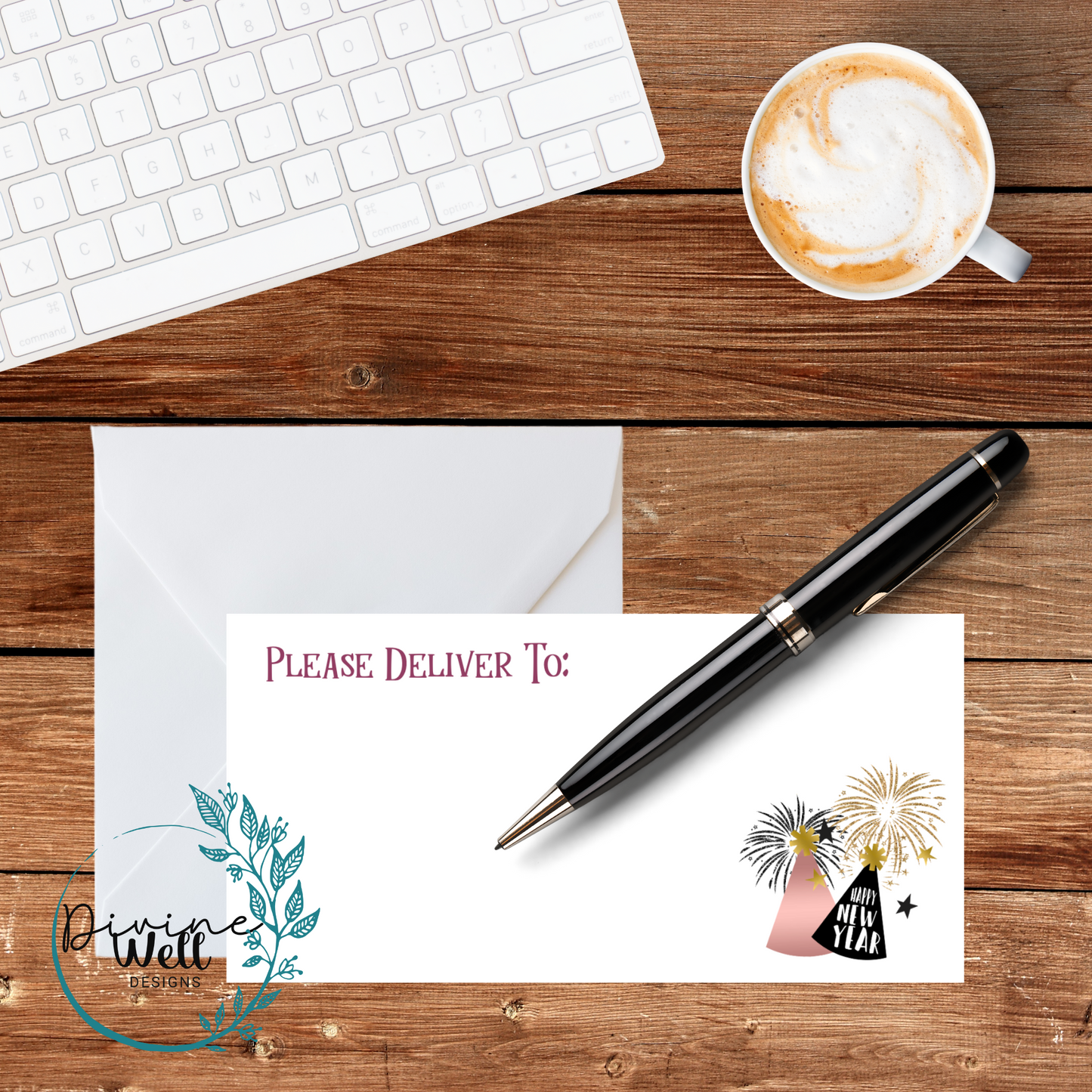 0065 - New Year 2022 - Please Deliver To Labels