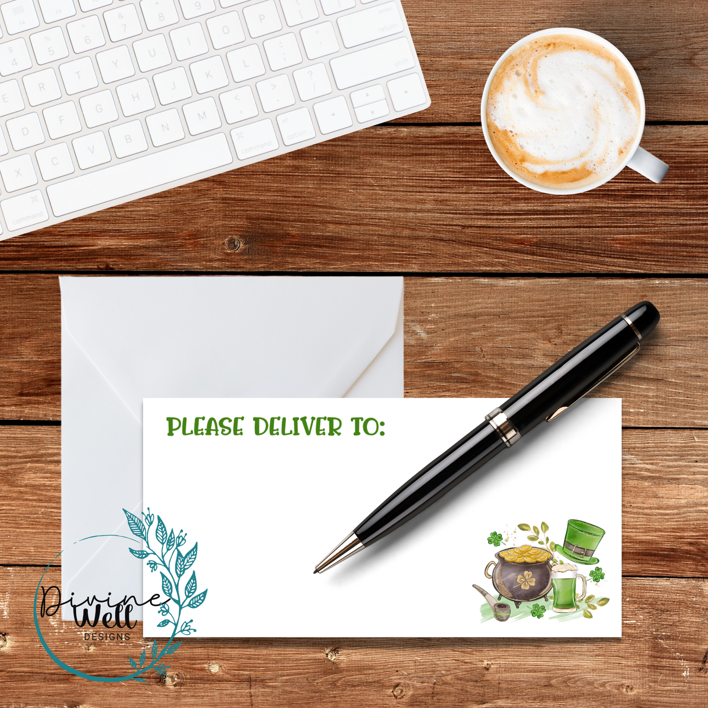 0085 - St. Patrick's Day - Please Deliver To Labels