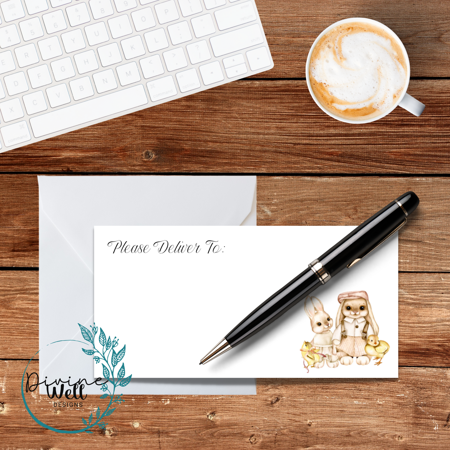 0093 - Vintage Easter - Please Deliver To Labels