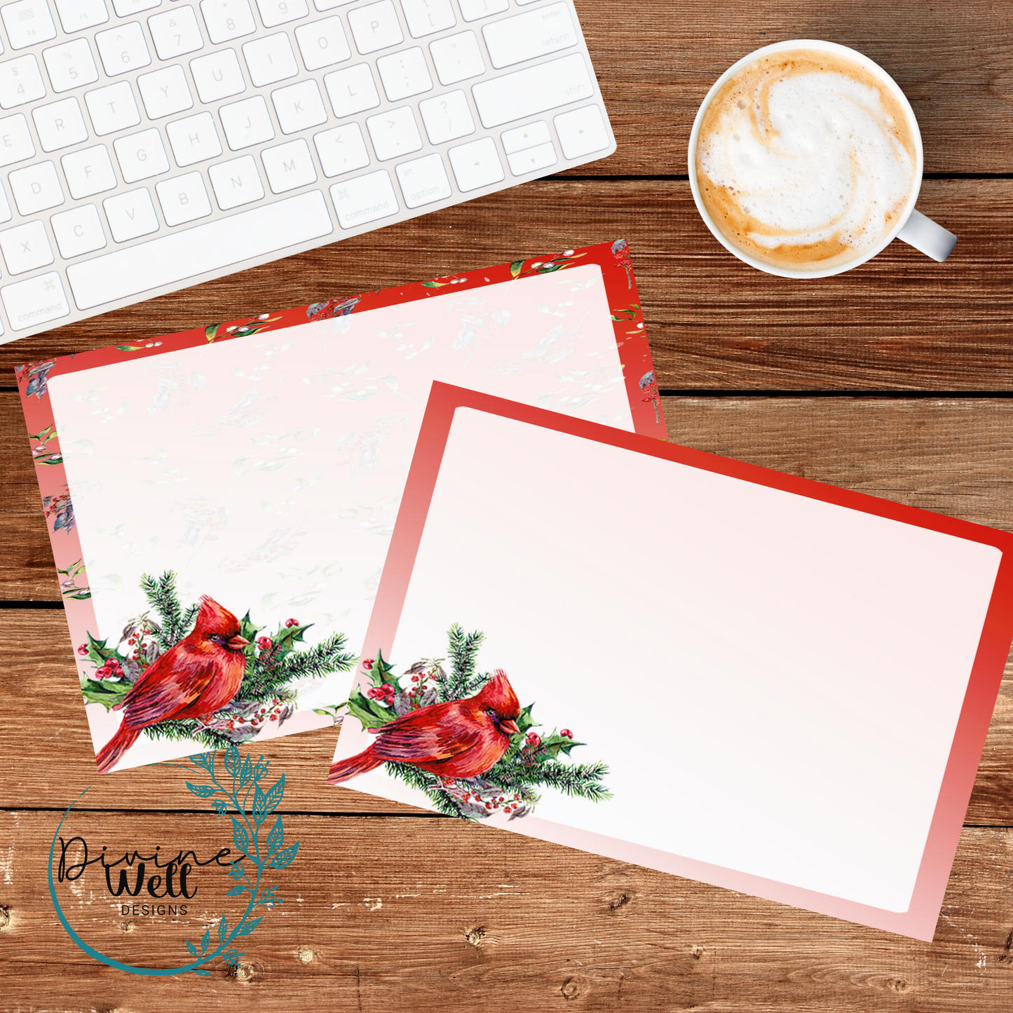 0039 - Cardinal - 4x6 Note Cards (10pk)