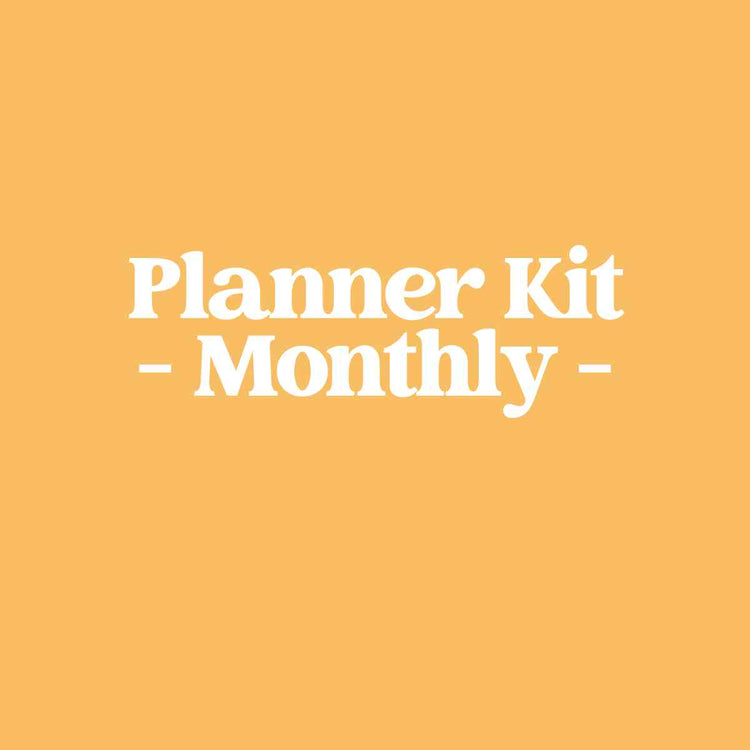 Planner Kit - Monthly