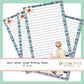 0186 - Cozy Winter - Half Letter Writing Stationery Paper