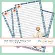 0186 - Cozy Winter - Half Letter Writing Stationery Paper