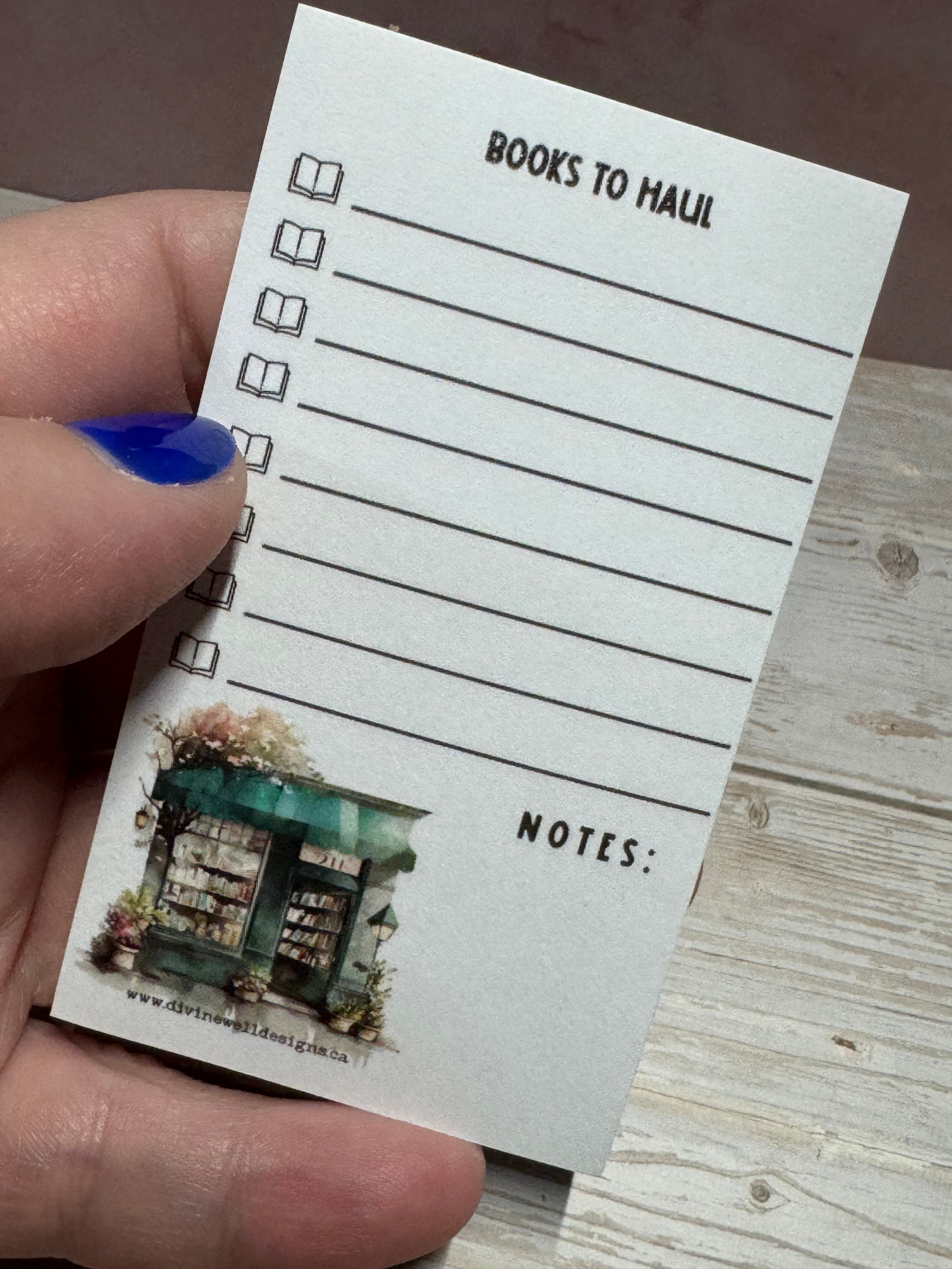 Sticky Notes | Mini Book Haul List