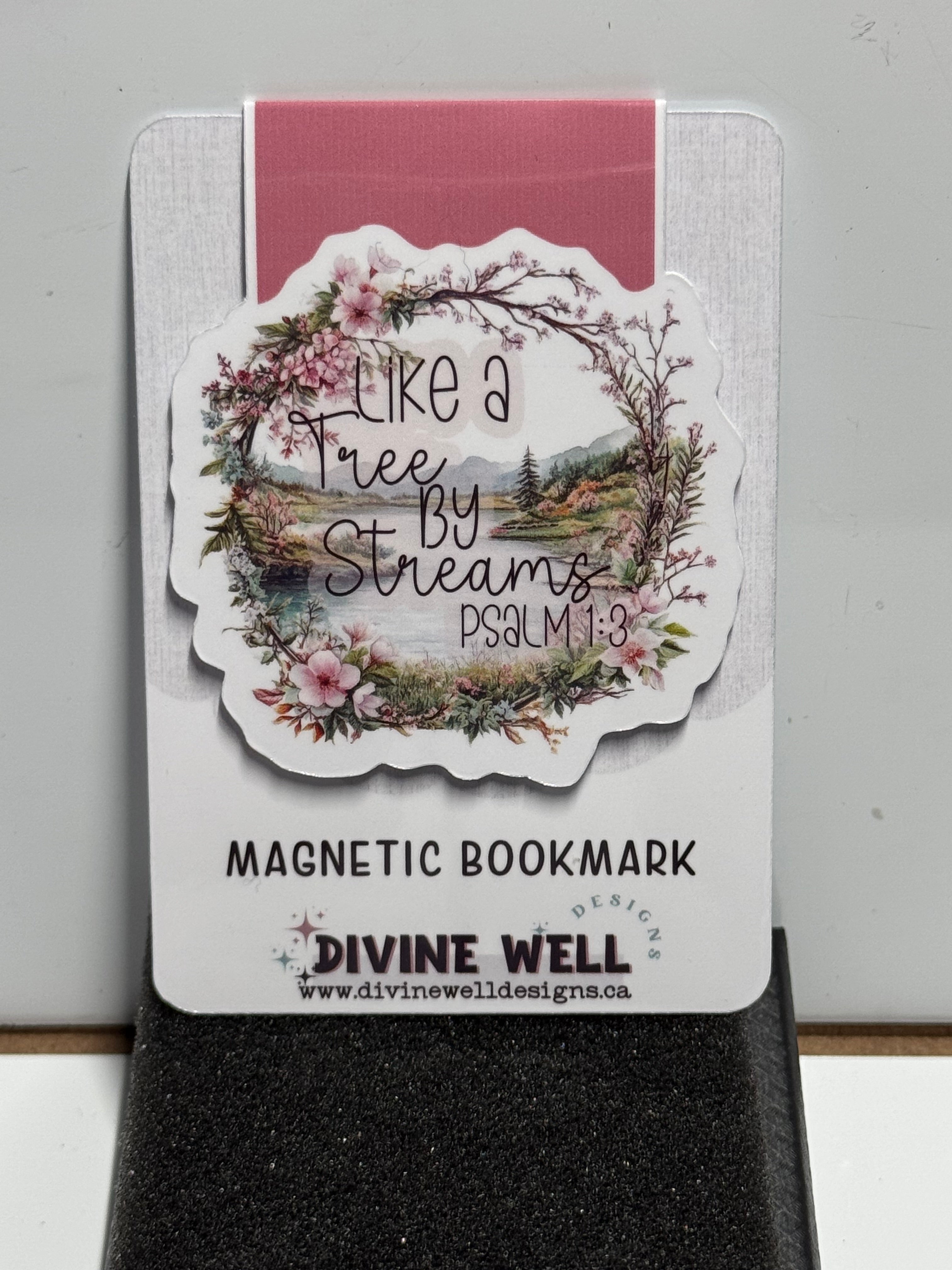 Magnetic Bookmark | "Like a Tree by Streams" - Ps 1:3