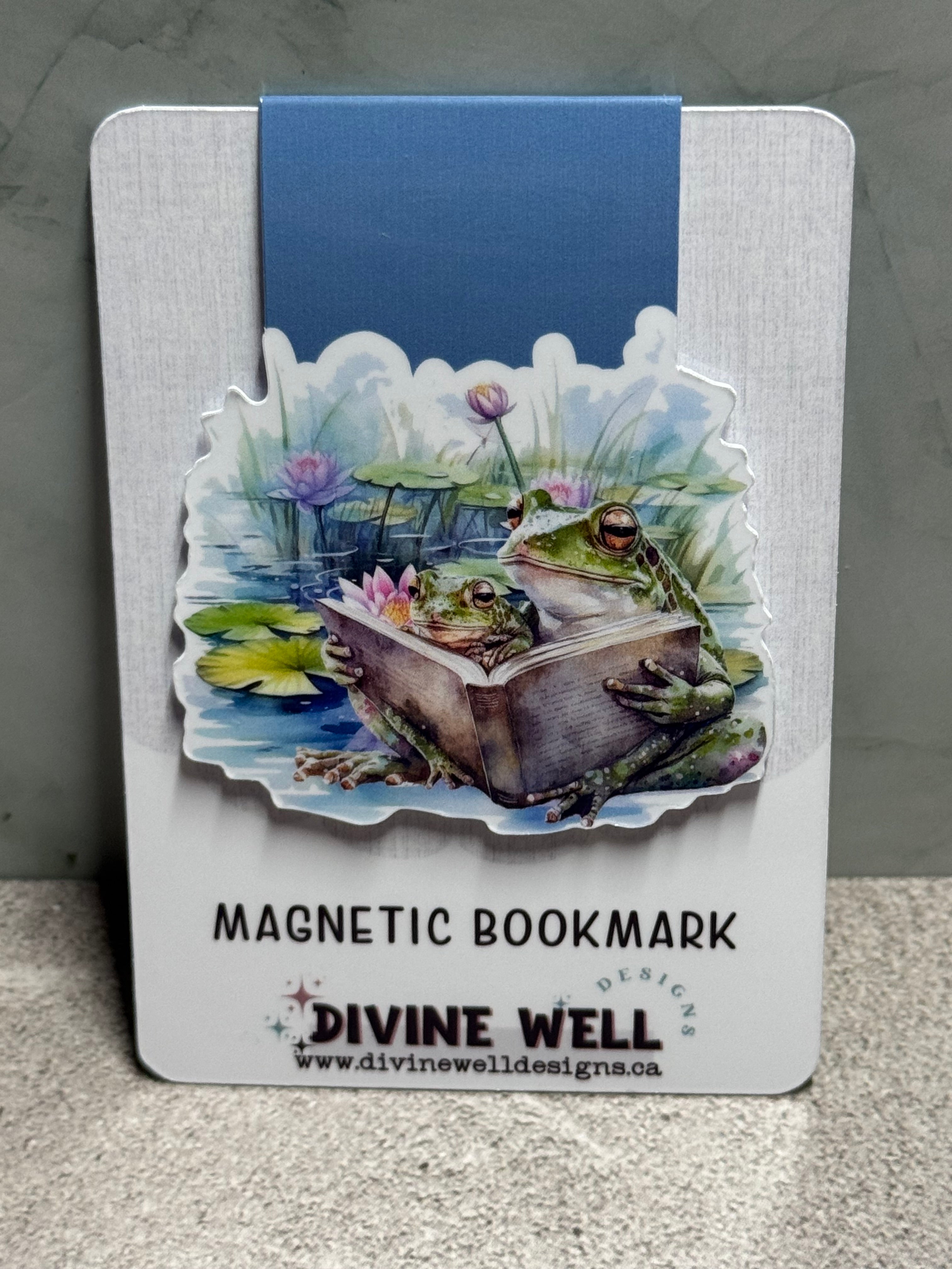 Magnetic Bookmark | Reading In the Pond