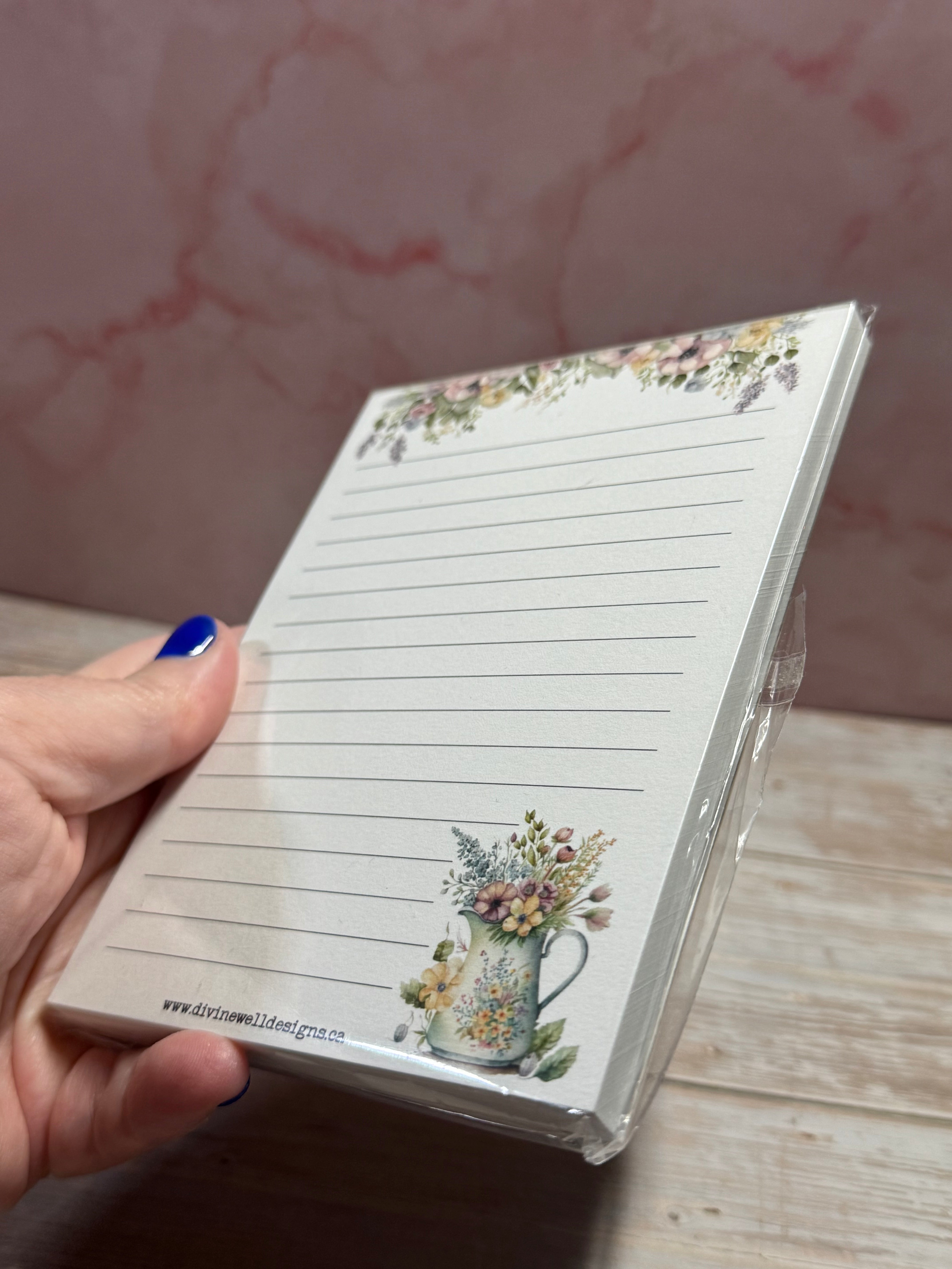 Notepad | 4 x 5.5 " | Spring Florals | NP-0228
