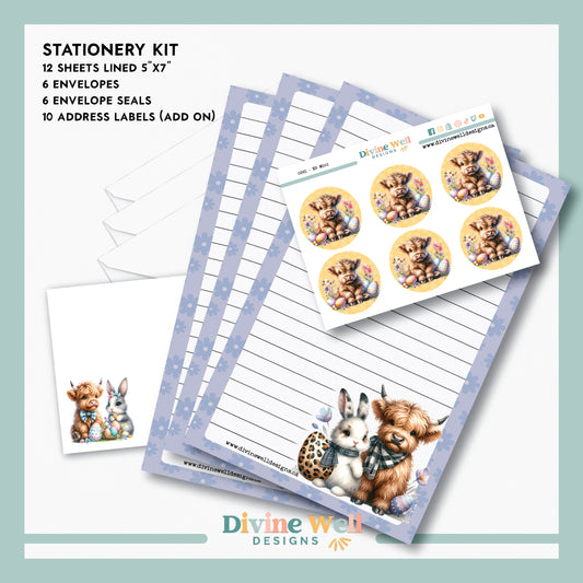 0291 - Fluffy Easter - Letter Writing Kit