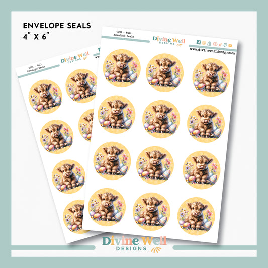 0291 - Fluffy Easter - Envelope Seals