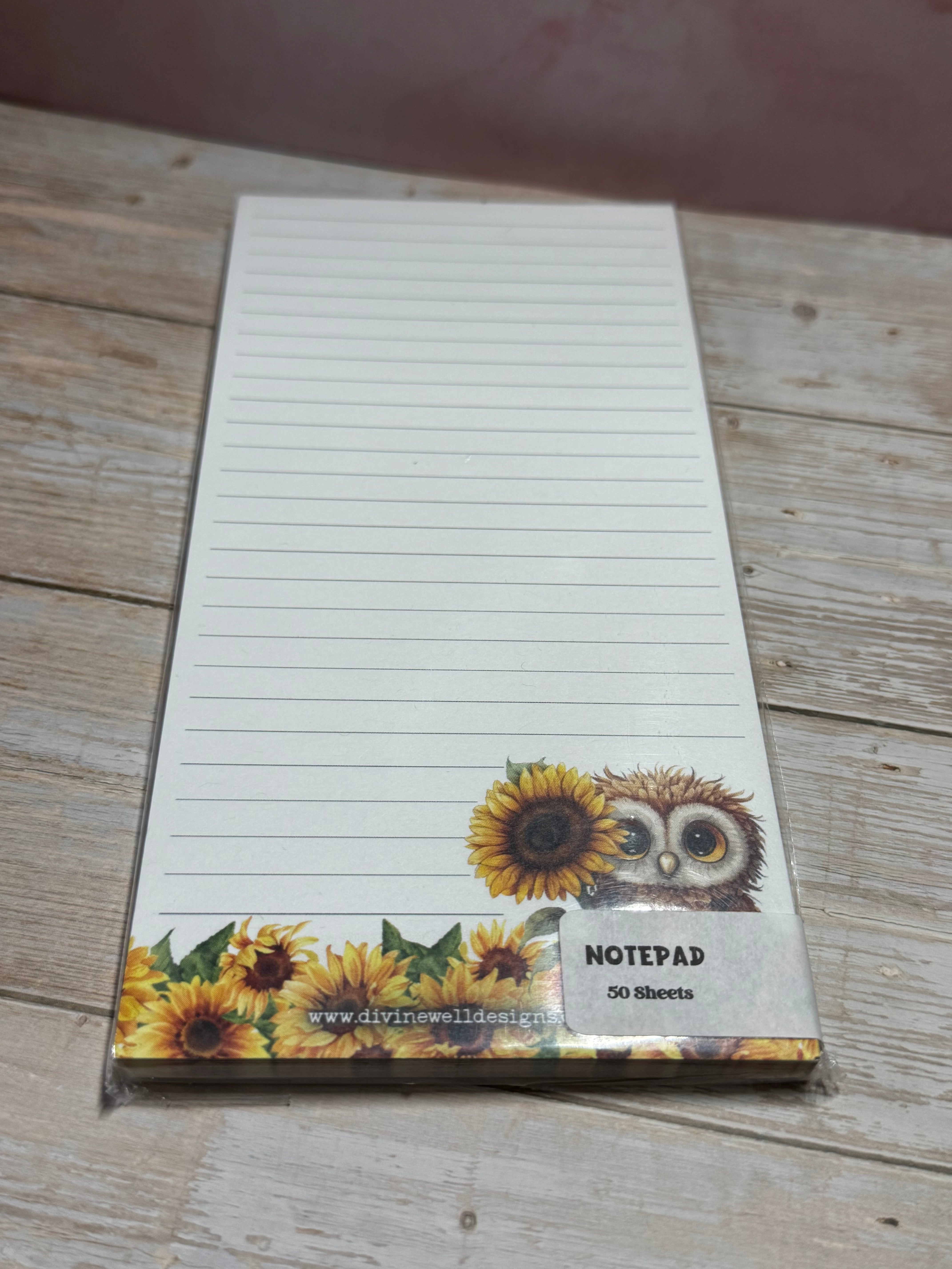 Notepad | 3.8 x 7 " | Fields of Sunflowers | NP-0247