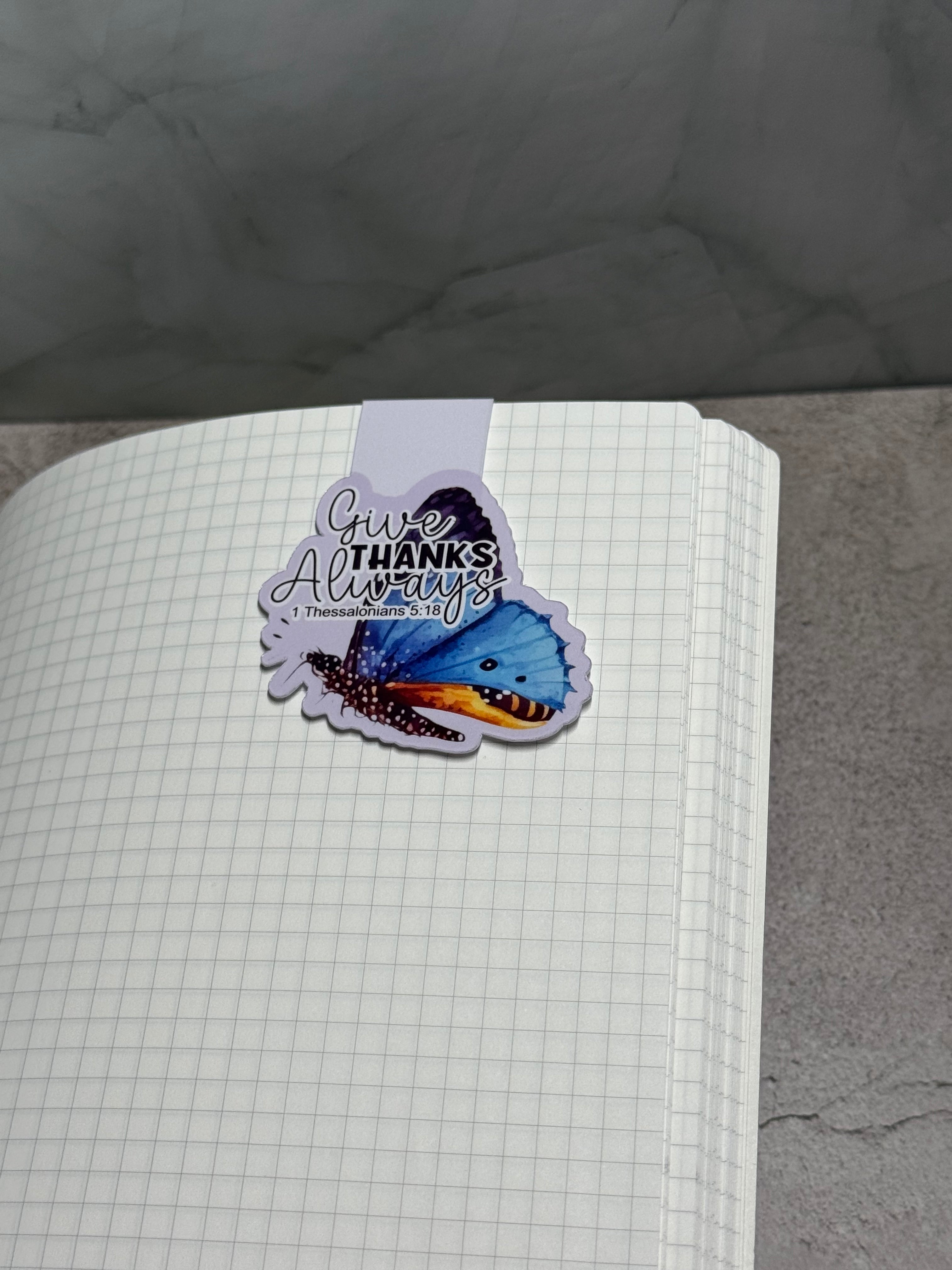 Magnetic Bookmark | Give Thanks Always
