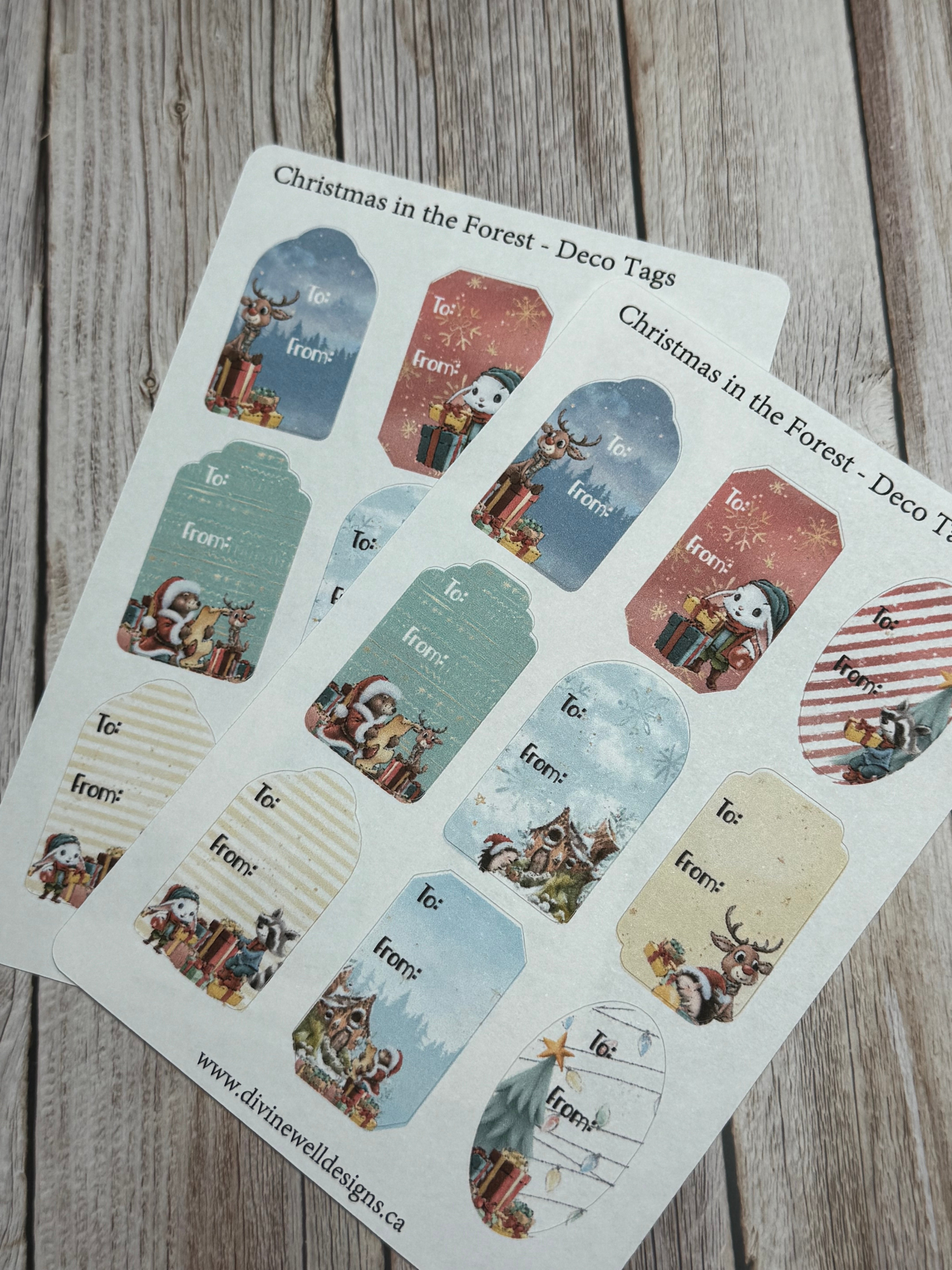 Decorative Tags | Christmas in the Forest | DECO-0198