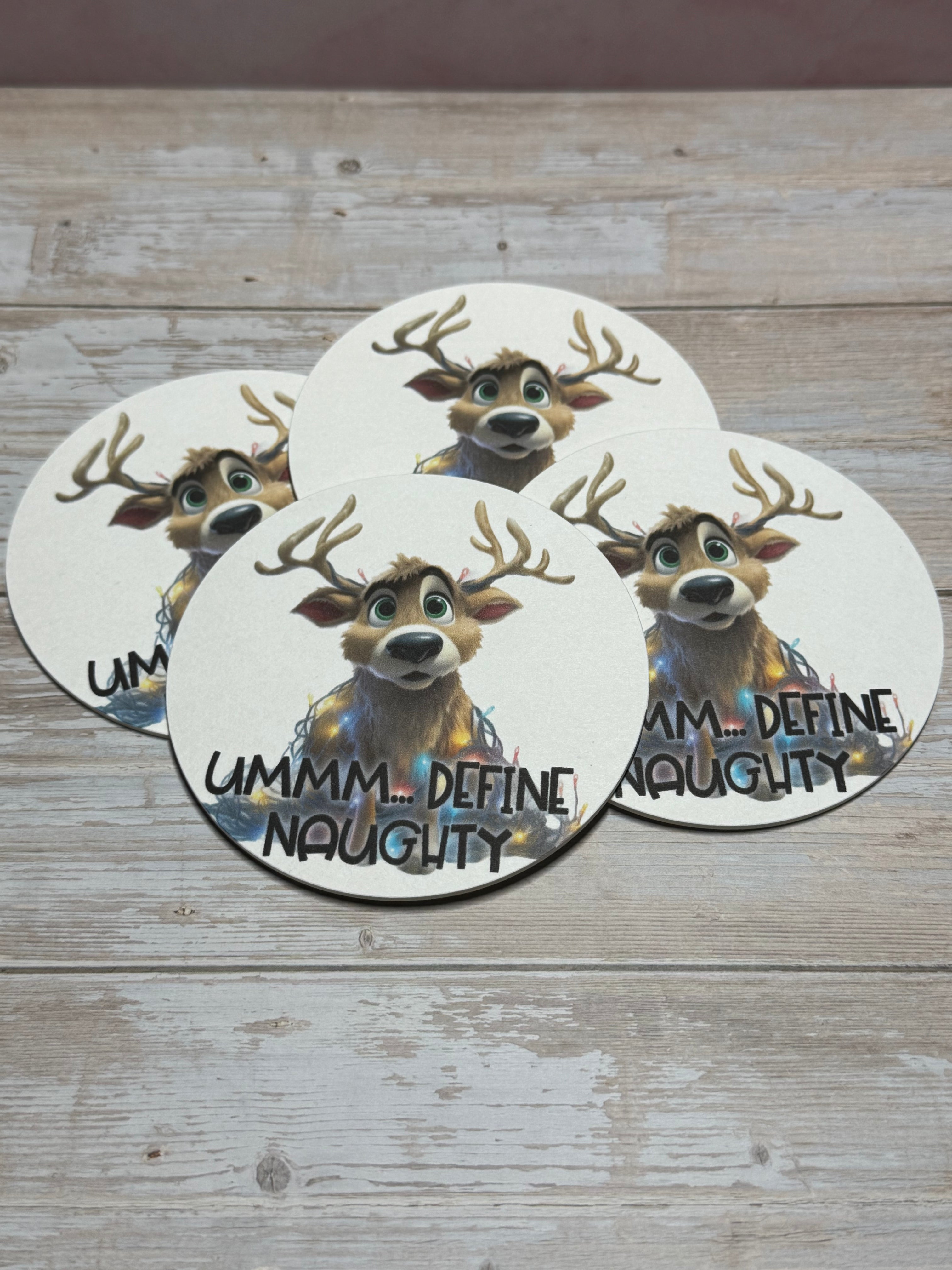 Coaster - Naughty Reindeer | Christmas