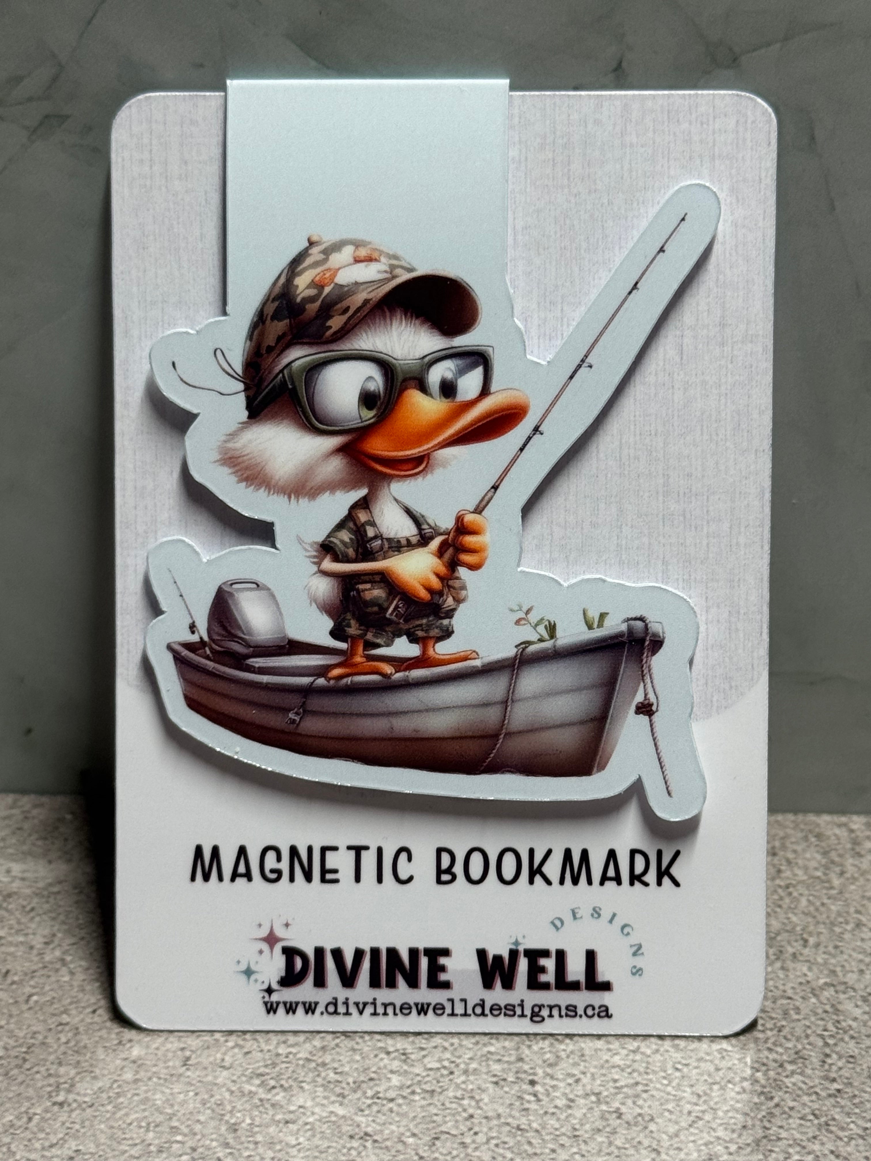 Magnetic Bookmark | Fishing In the Dark