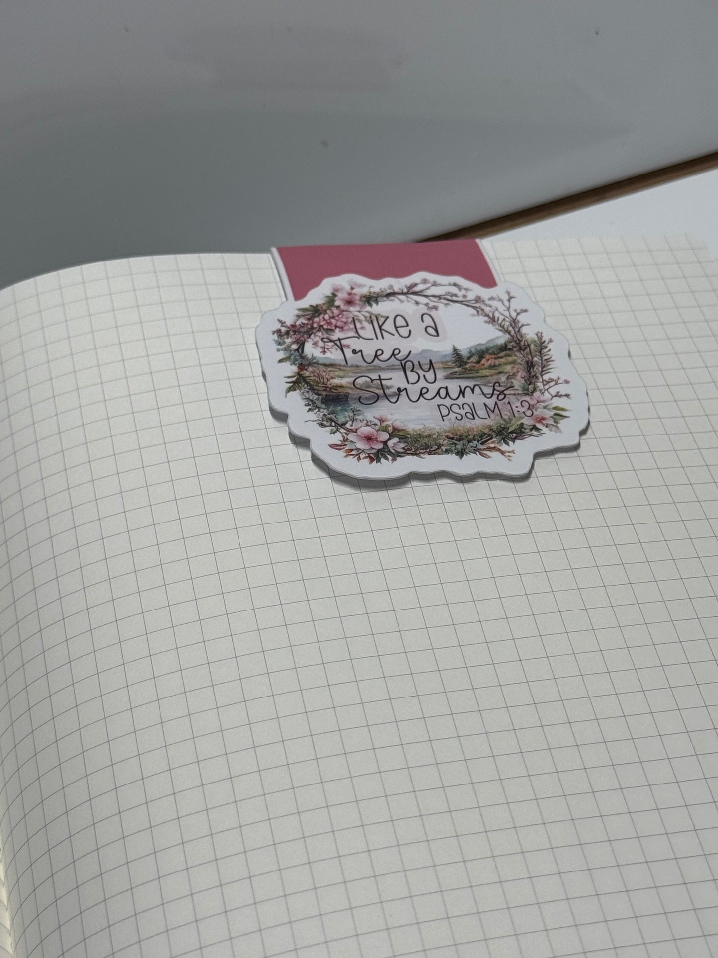 Magnetic Bookmark | "Like a Tree by Streams" - Ps 1:3