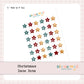 0198-Starry Christmas Date Dots | Numbers