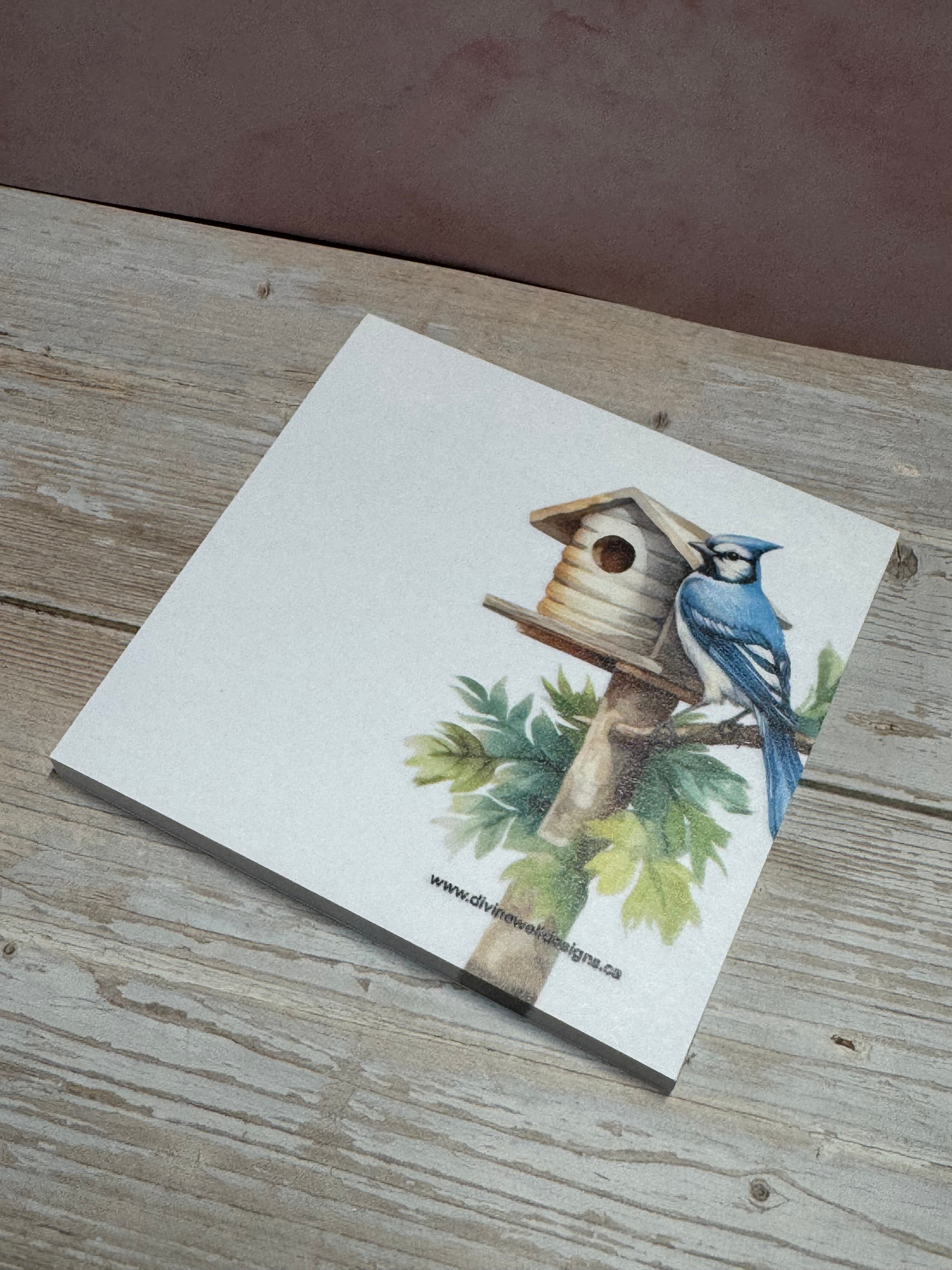 Sticky Notes | Blue Jay & Tree House | NP-0300
