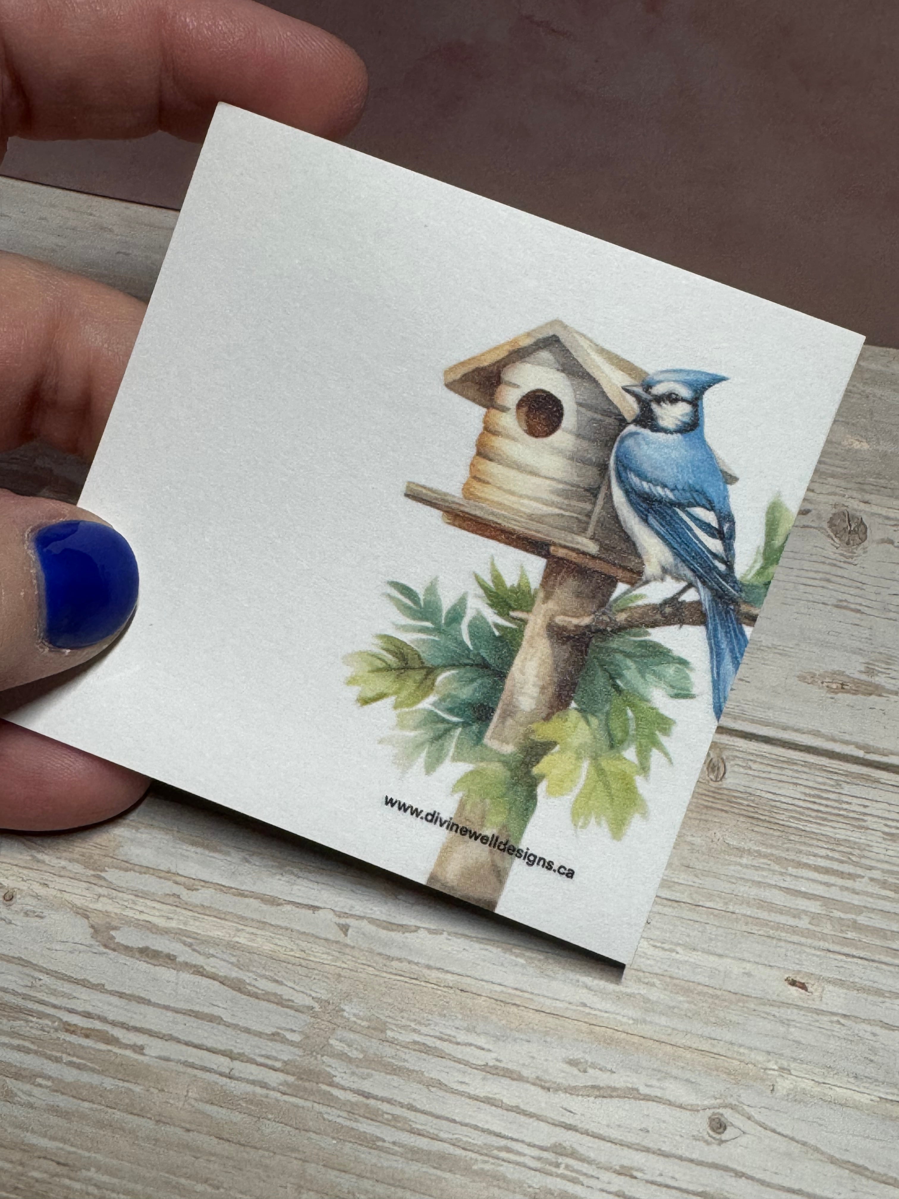 Sticky Notes | Blue Jay & Tree House | NP-0300