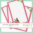 0241 - Refreshing Watermelon - Half Letter Writing Stationery Paper