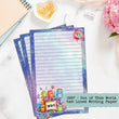 0267 - Out of This World - Half Letter Writing Stationery Paper