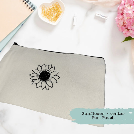 Pouch - Sunflower - Centered