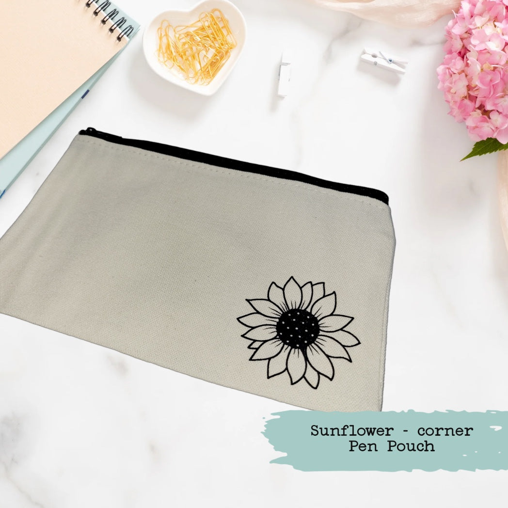 Pouch - Sunflower - Corner