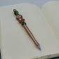 Lazy Day Sloth Beaded Refillable Metal Pen