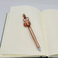A Foxy One Beaded Refillable Metal Pen