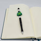 Jumping Frog Beaded Refillable Metal Pen