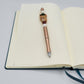 Jolly Reindeer Beaded Refillable Metal Pen