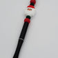 Jolly Santa Beaded Refillable Metal Pen