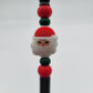 Jolly Santa Beaded Refillable Metal Pen