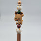 Jolly Reindeer Beaded Refillable Metal Pen