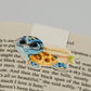 0143 - Watercolour Sea Turtle with Glasses - Magnetic Bookmark