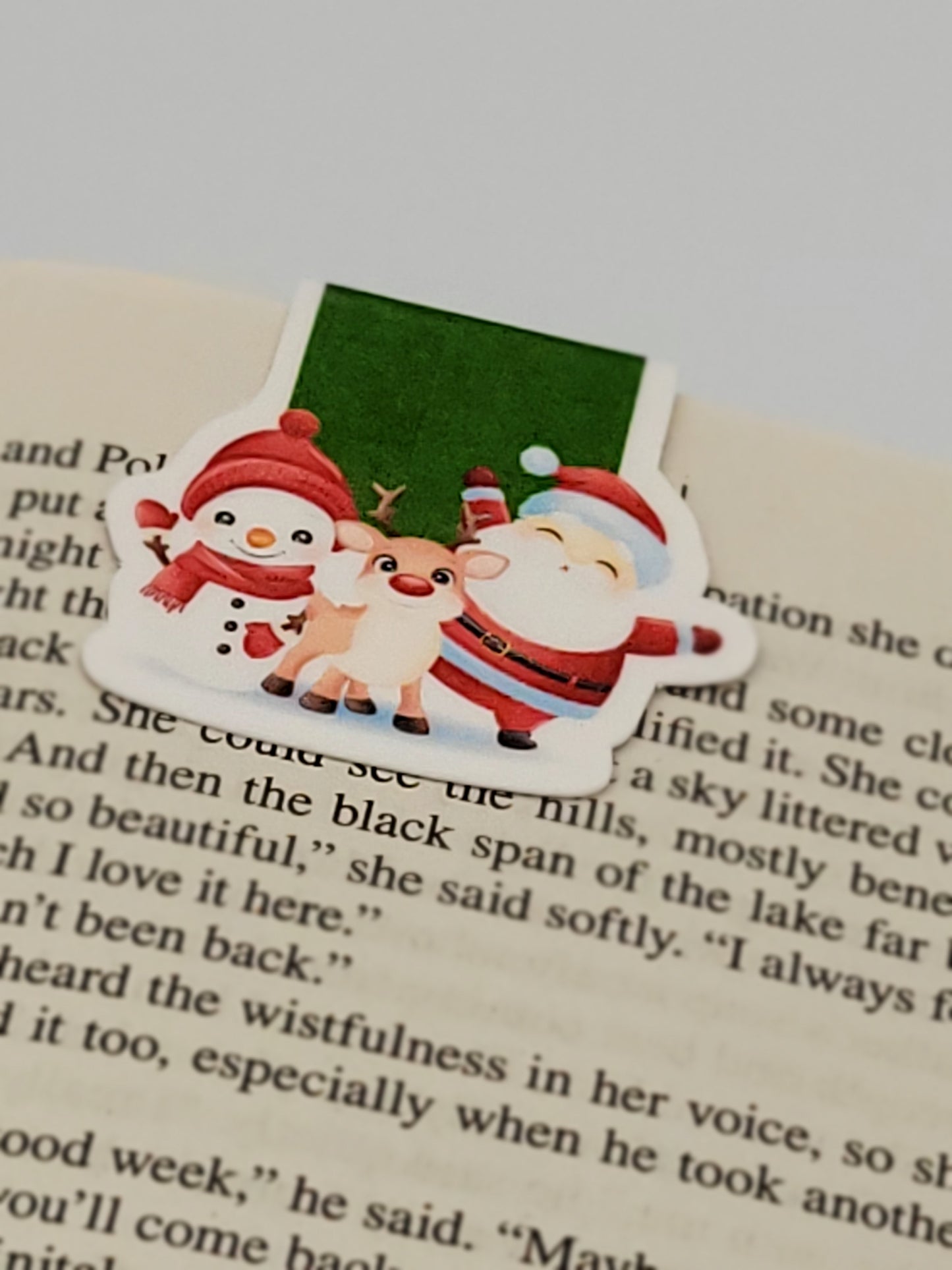 0129 - Santa and Friends - Magnetic Bookmark