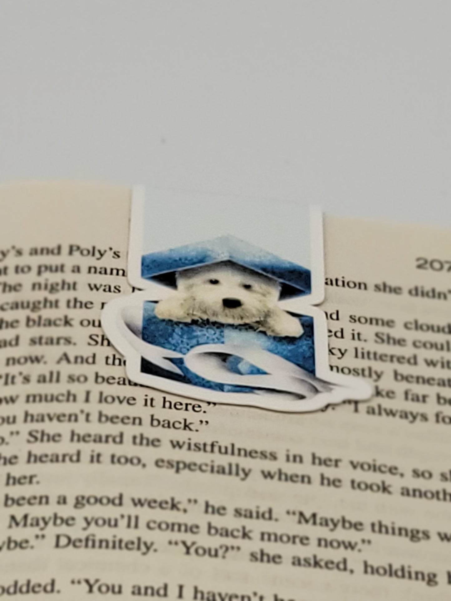 0185 - Present Dog - Magnetic Bookmark